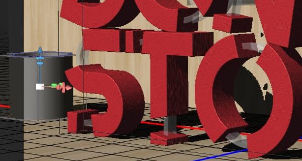 Photoshop制作红色大气的立体字方法