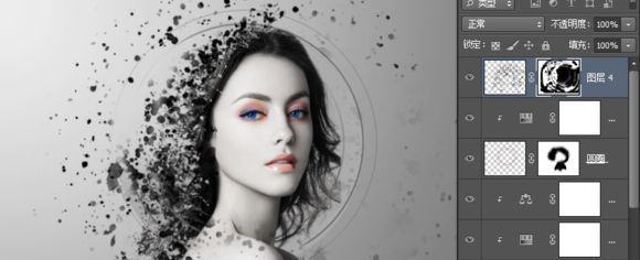 ps素材合成插画效果图片