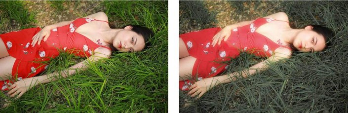 ps通过LR调出朦胧发光的复古人像