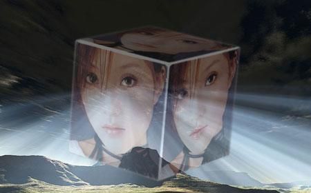 ps用3D变换滤镜制作精美人物魔方