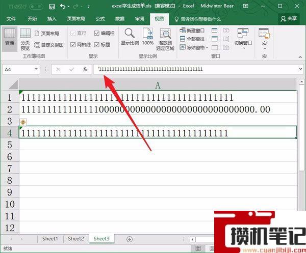 Excel怎么输入超过15位的数