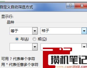 excel筛选条件怎么设置条件区域