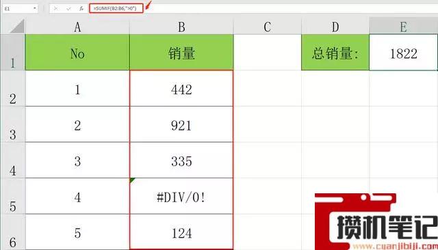 Office中怎么使用SUMIF函数进行表格计总