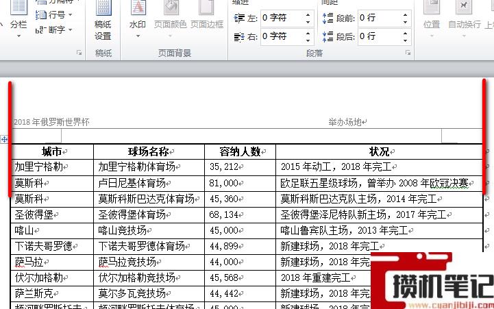 Word页眉线长度怎么调节