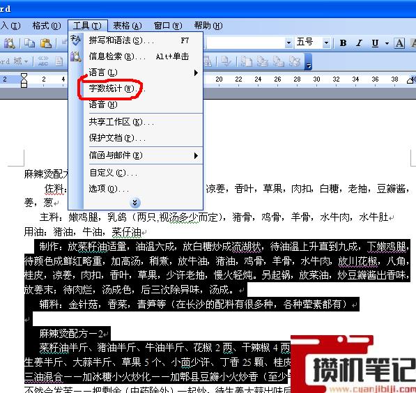 怎么查看Word文档中的字数