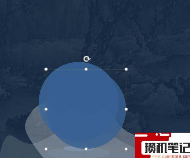 PPT如何绘制扁平化的波浪水球