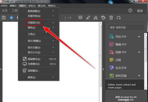 Adobe Acrobat Reader DC如何开启双页模式 Adobe Acrobat Reader DC如何开启双页模式