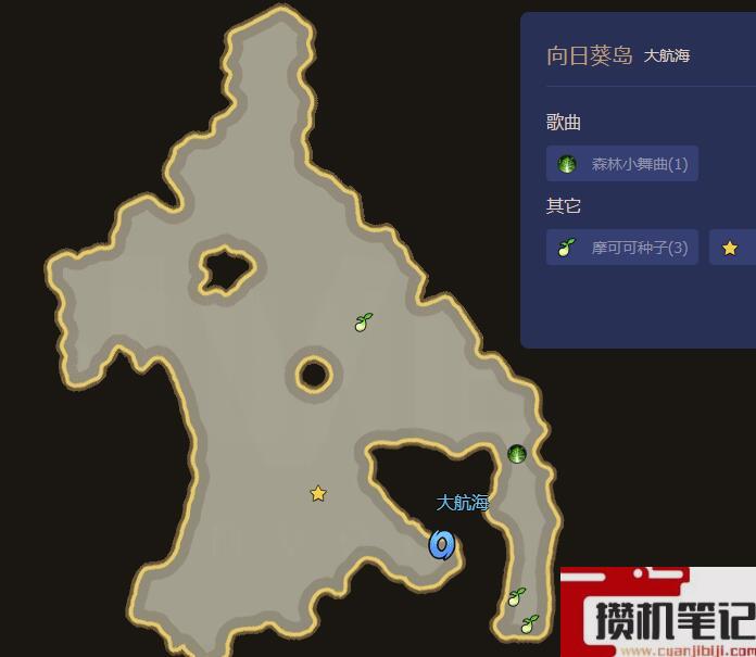 《命运方舟》向日葵岛摩可可位置攻略