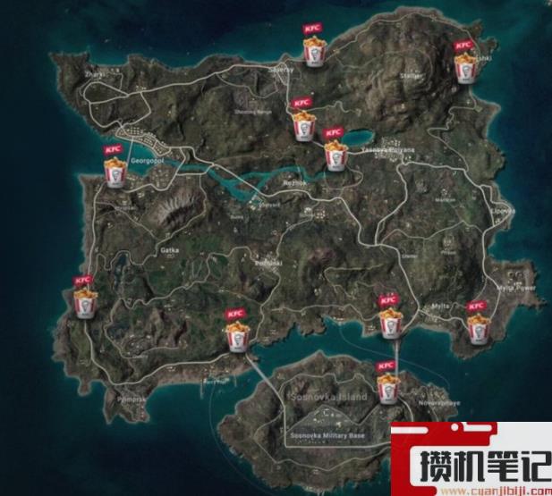 《pubg》艾伦格密室位置图一览