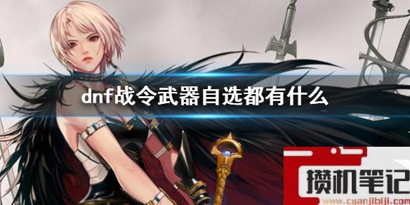 《dnf》战令武器自选介绍