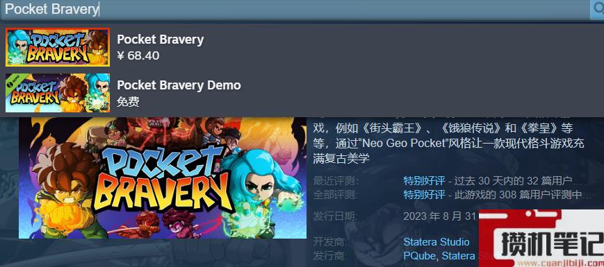 《口袋勇气》steam名字