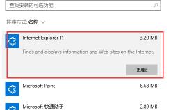 win10家庭版ie11怎么卸载重新安装